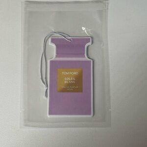 Tom Ford Soleil Blanc Purple and Gold Perfume Card